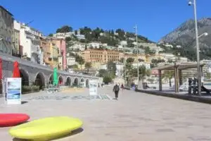Menton has many parks, plazas and public spaces like this one for exercising, socializing, and relaxing.