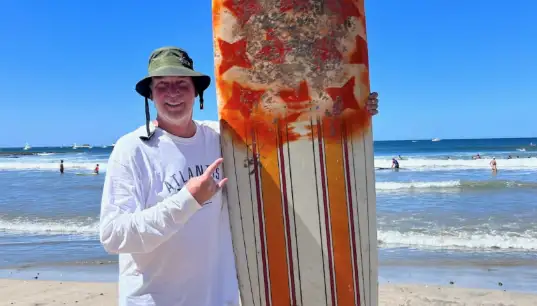Joe left Corporate America behind for a relaxing life of surfing and socializing in Playa del Coco.