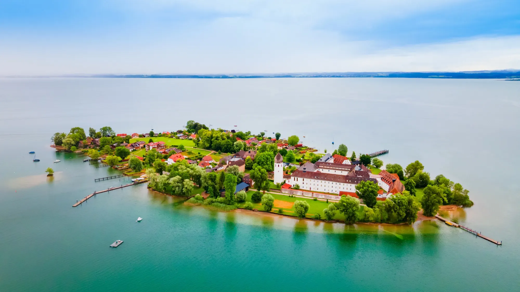 Fraueninsel Island is a charming, historically rich island in Lake Chiemsee, still inhabited by nuns today