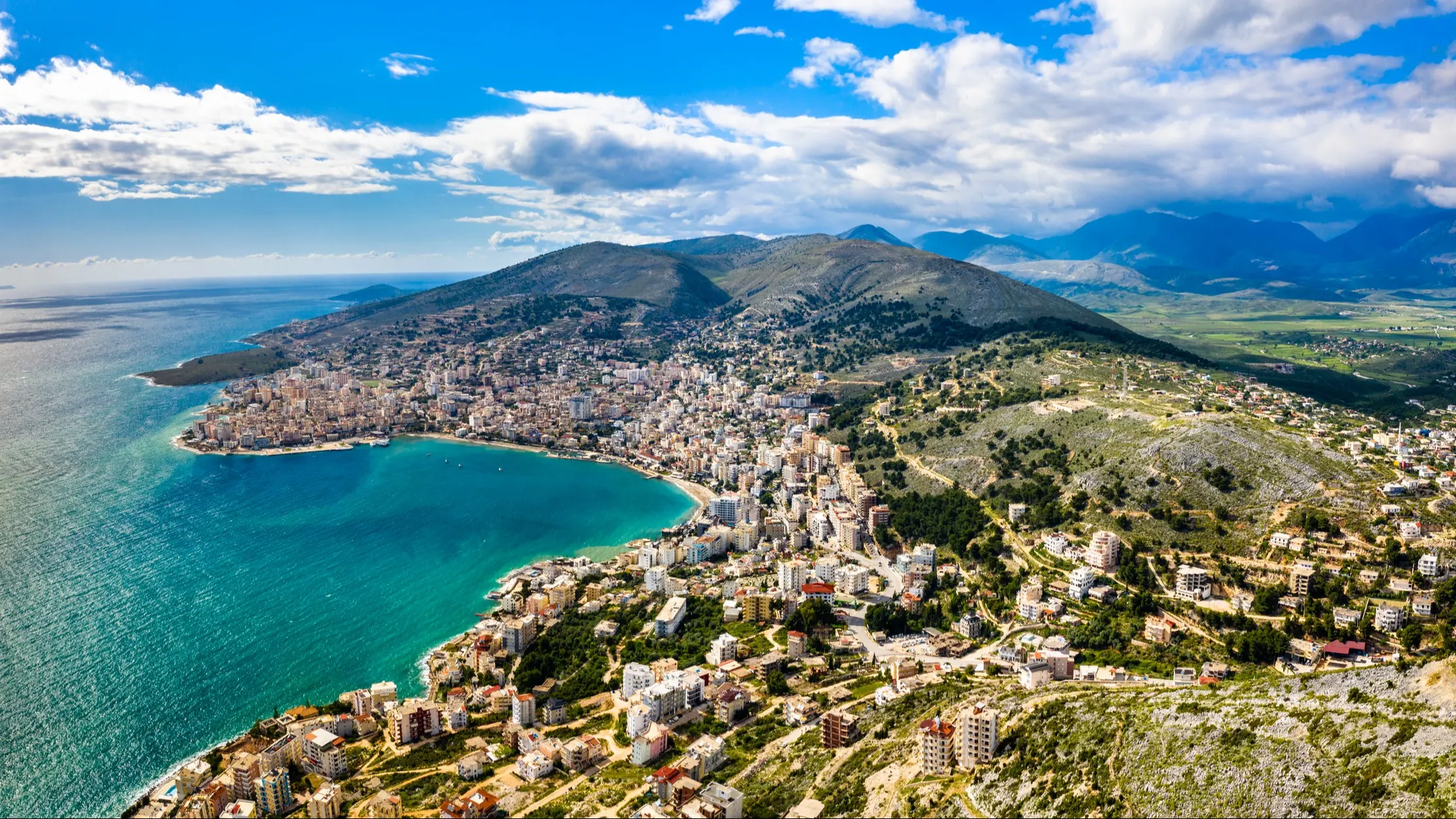 Saranda with Lekuresi Castle in Albania 