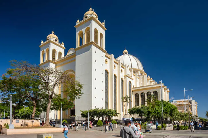 The cathedral is a breathtaking blend of history and architecture in the heart of El Salvador's capital.