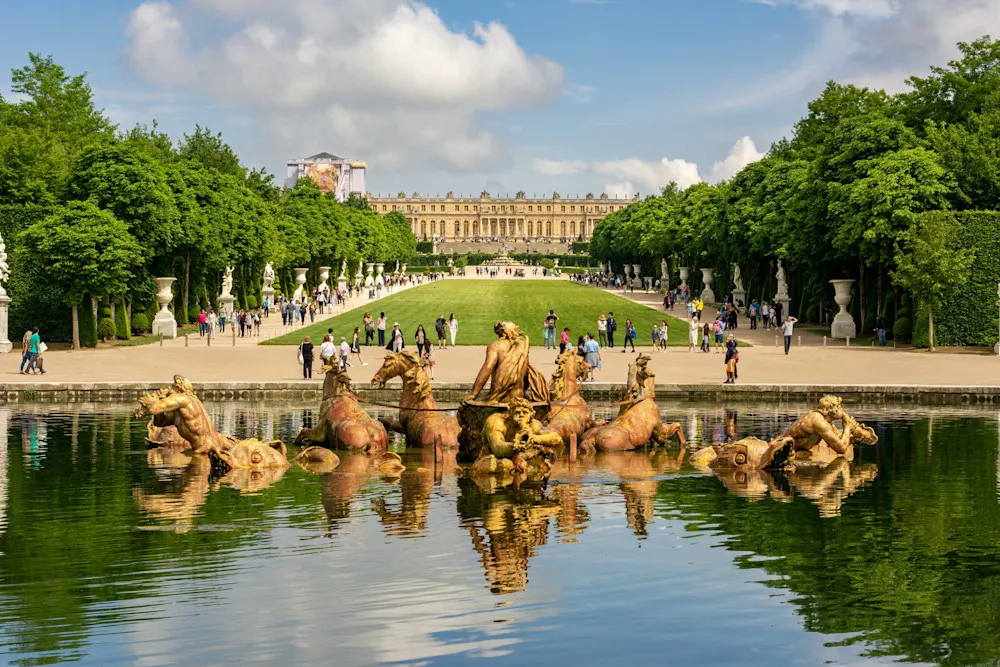 Step into royal history at Versailles—home to the opulent Hall of Mirrors and grand gardens.