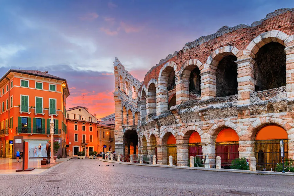 Roman Arena hosts concerts where gladiators once fought.