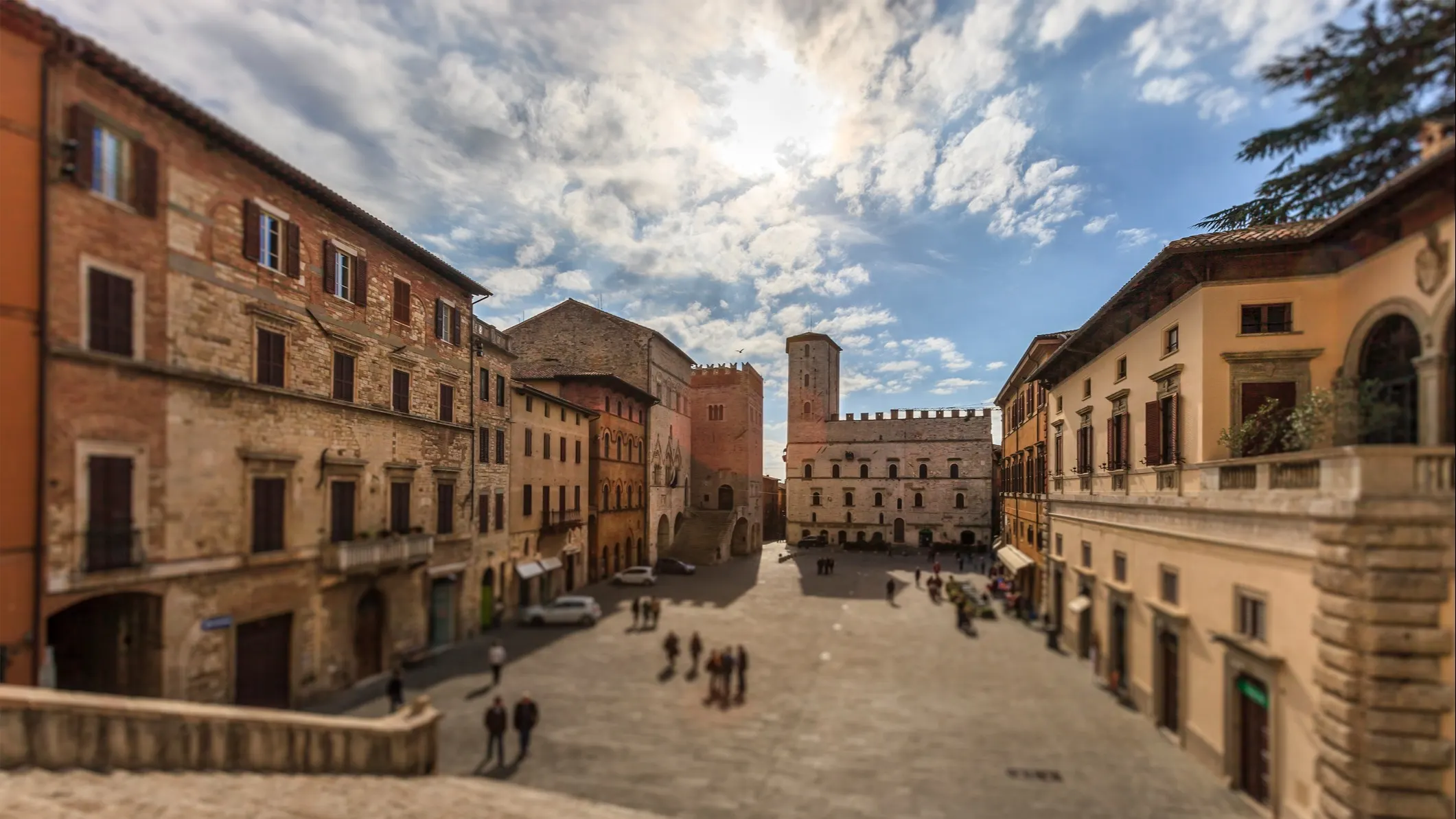 Flanked by churches, Todi’s medieval square is one of the oldest—and most beautiful—in Italy.