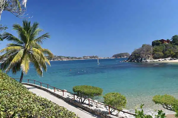 Relaxed, low-density, and walkable, Huatulco was master-planned to be a dream destination. ©Teodorapopa/iStock