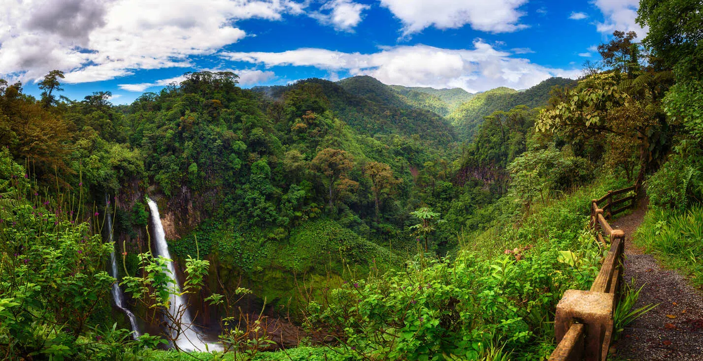 Nearly 30% of Costa Rica is protected as national parks and reserves.
