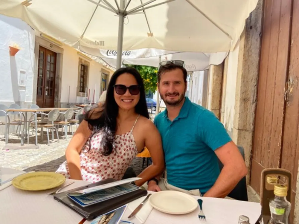 Julie and Erik left corporate stress behind in Colorado for relaxation in Tavira.