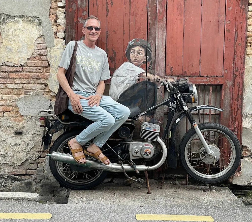 Penang’s vibrant street art brings the city to life.