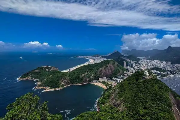 Their time in Rio let the Bauches capture this view of the city from the top of Sugarloaf Mountain. ©Michael Bauche