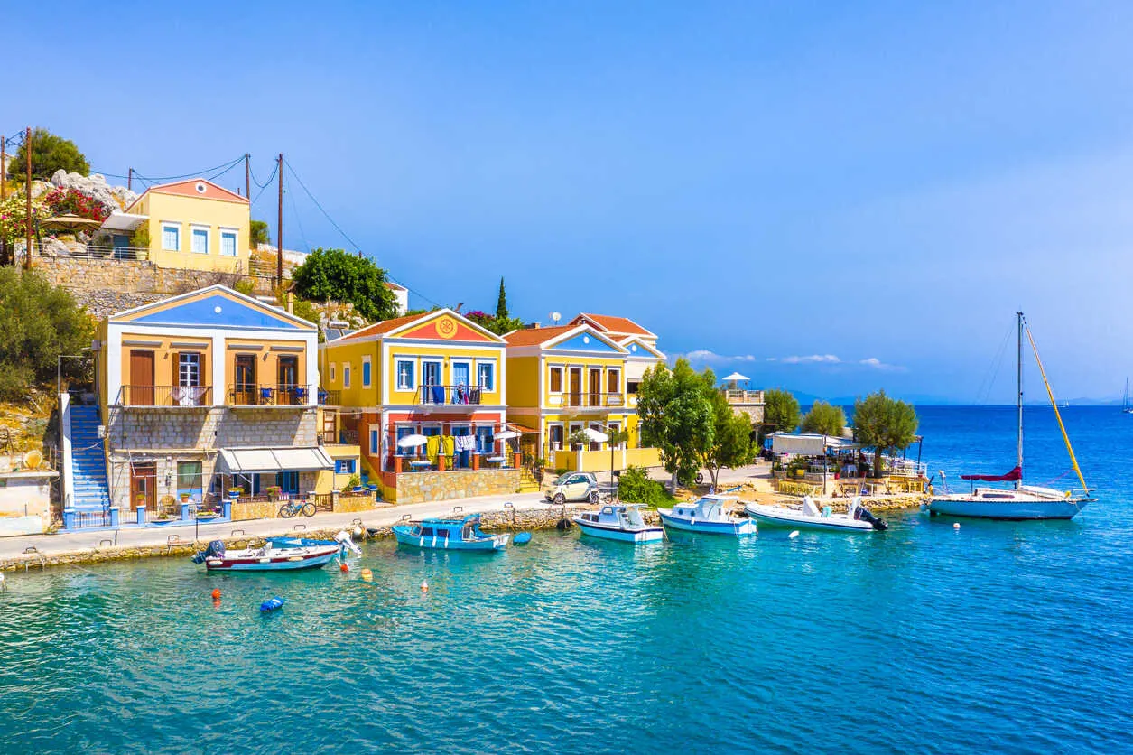 Symi’s vibrant port is one of Greece’s most picturesque sights.