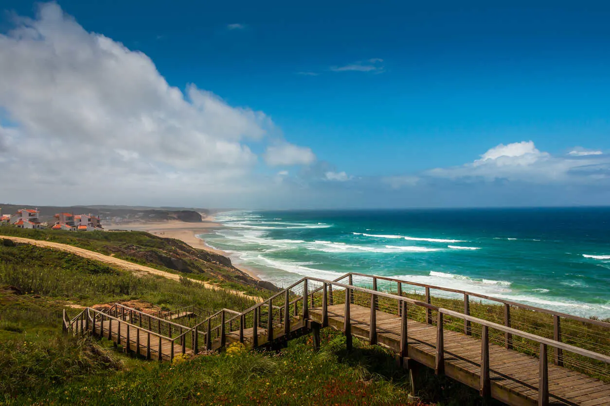 Foz do Arelho, a charming coastal village in Portugal.