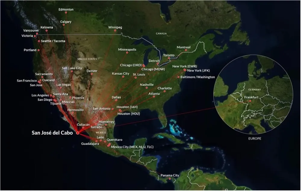 Nonstop flights from more than 30 North American cities make Cabo an easy escape. And now new routes to Europe and Panama City open Cabo to a whole new wave of the affluent.