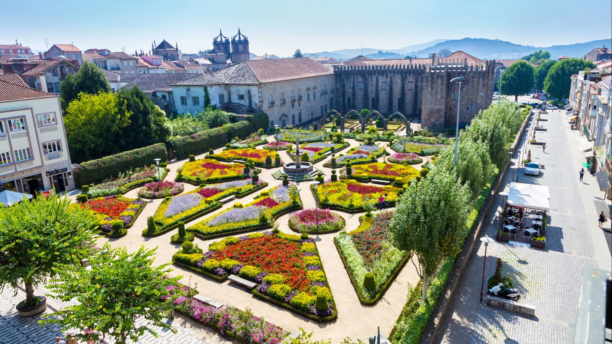 Santa Barbara garden in Braga. 