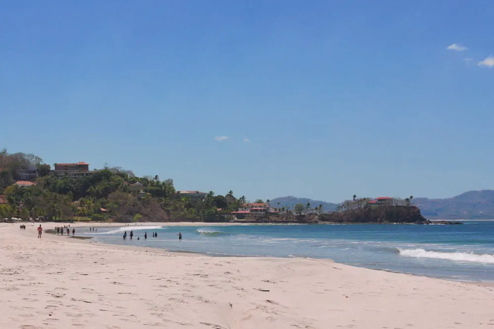 Flamingo Beach in Guanacaste is known for its calm waters and stunning coastal views.