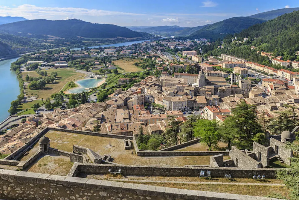 Sisteron’s citadel overlooks the Durance River, a historic gateway to Provence.