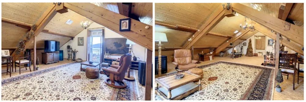 I plan to use the attic as my office when I’m staying at this house in Caminha.