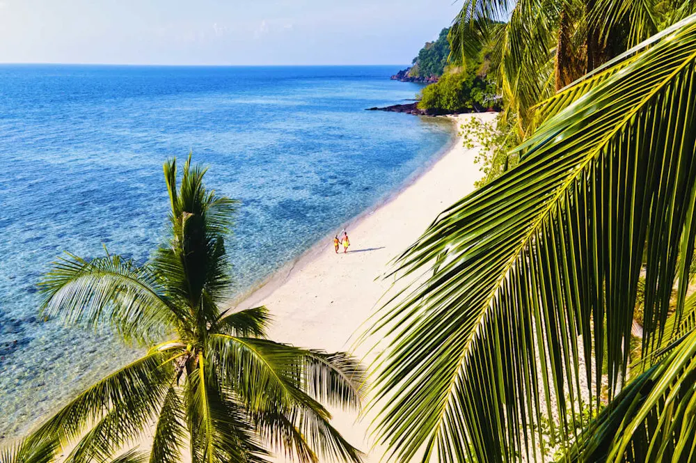 Beach walks and Muay Thai make staying fit feel natural.