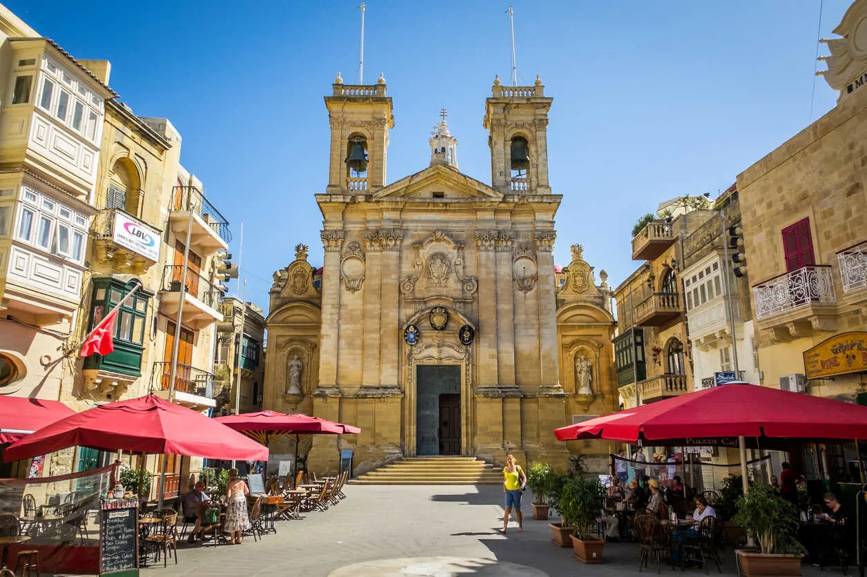Gozo’s cafés are perfect places to linger over coffee and conversation.