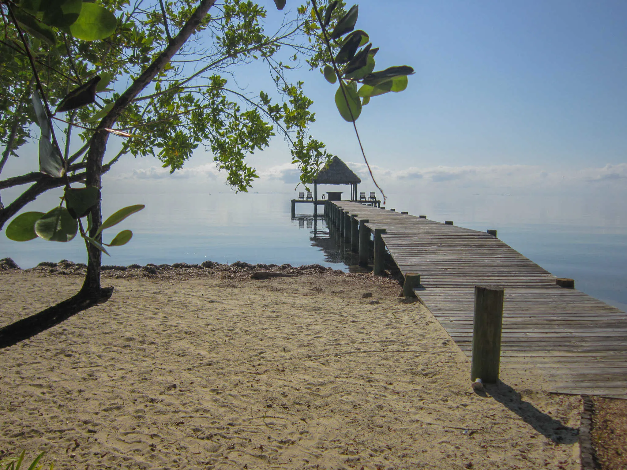 Palm-lined shores and calm waters define life at Maya Beach.