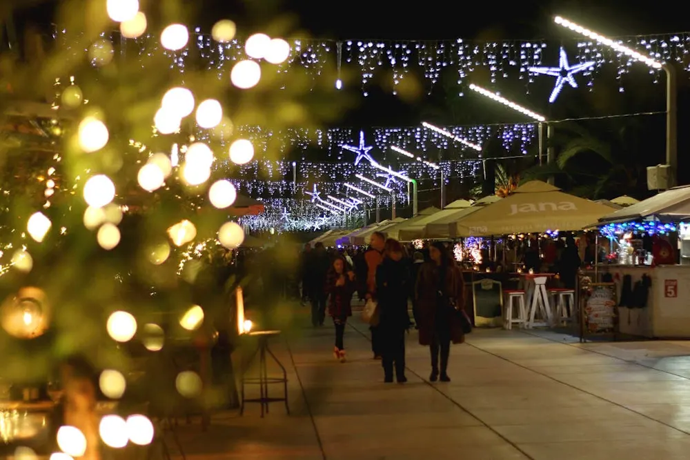 Split’s Riva glows with Advent lights, music, and mulled wine.