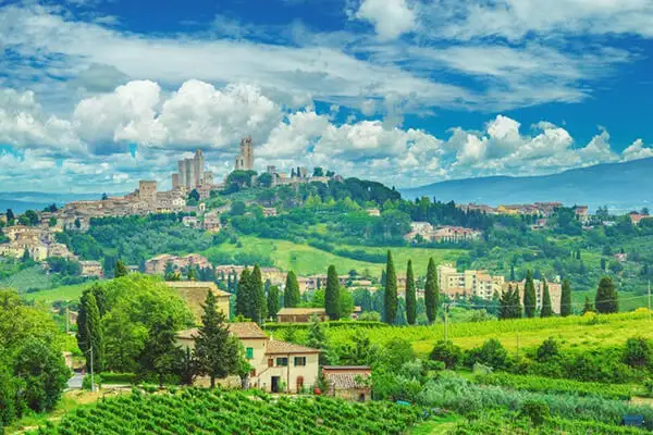 Italy is full of historic hill towns where you can enjoy stunning views…and bargain real estate.