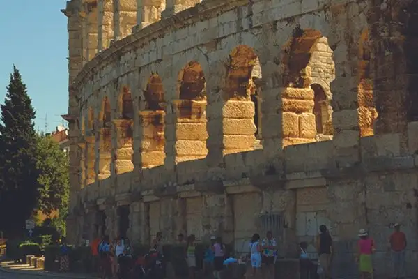 Pula’s ancient Roman amphitheater is the best preserved in the world. ©iStock/CrazyCroat