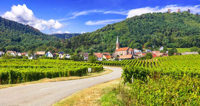 Experience the scenic beauty and charm of France's Alsace region.