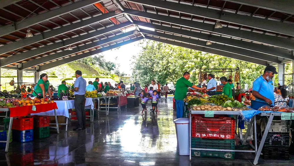 Atenas’ lively Thursday farmers market is a hub for fresh produce, local goods, and friendly community vibes.