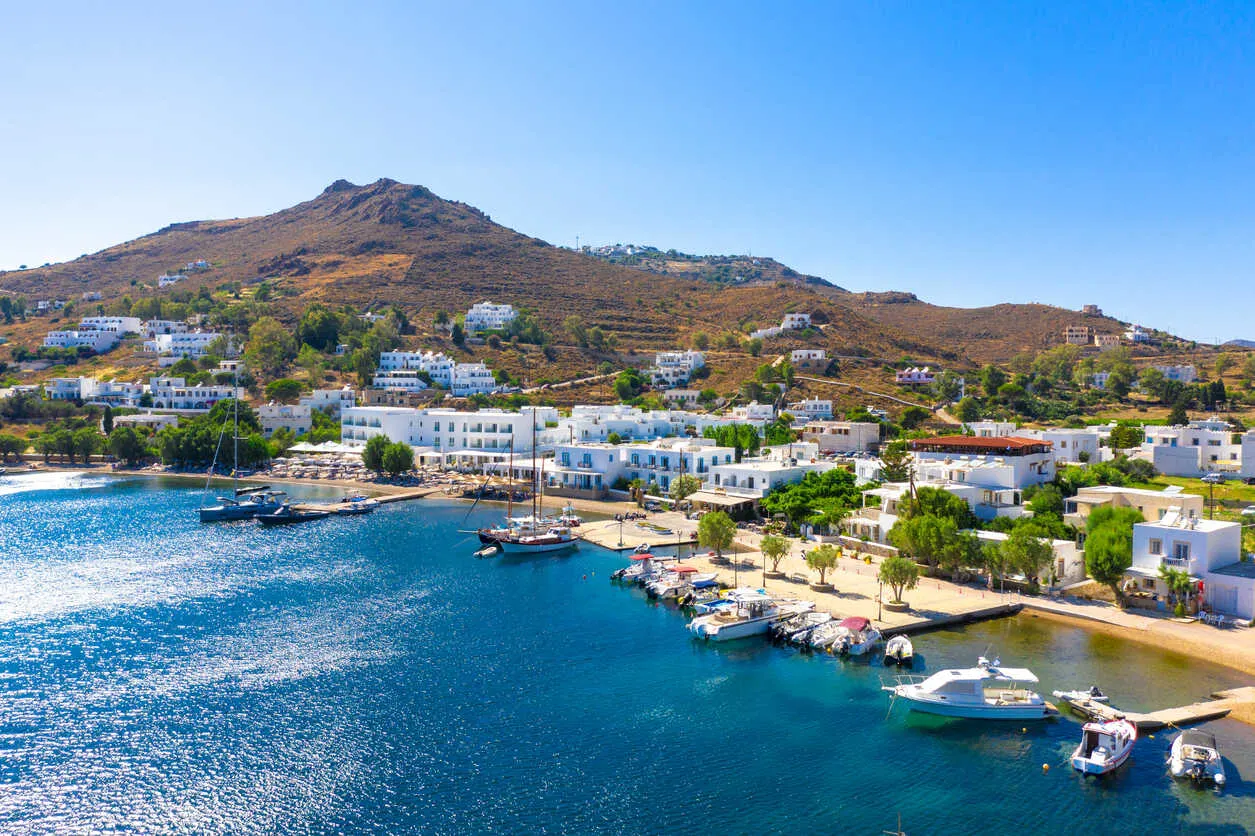 Patmos comes alive in summer, with its beaches, restaurants, and sacred sites bustling with visitors.
