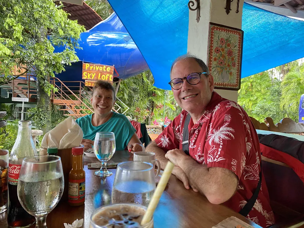 Enjoying a bright moment as the rainy season begins to give way to clearer skies in Costa Rica.