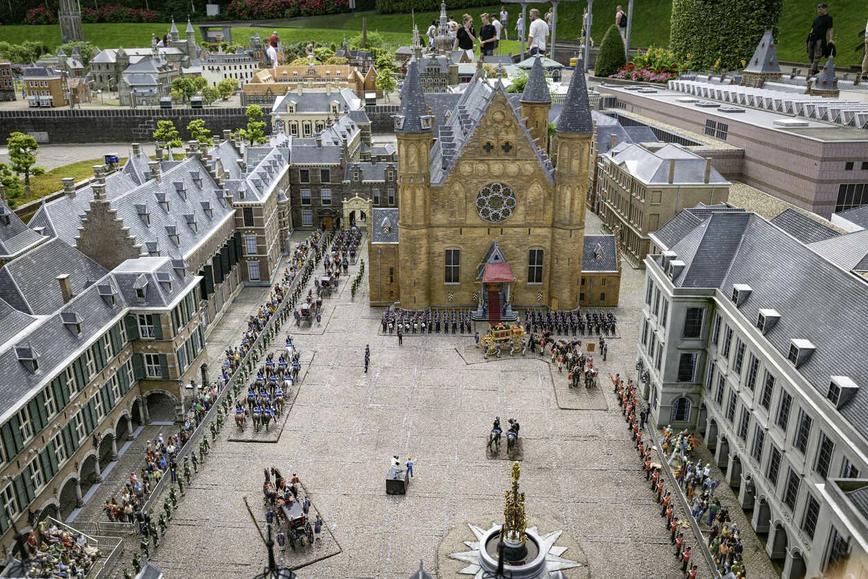 Madurodam: Iconic landmarks in miniature.