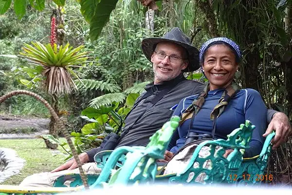In the lush cloud forest surrounding the town of Mindo, Ecuador, Tom and Mariela Quesenbery found the perfect location for their ecolodge.