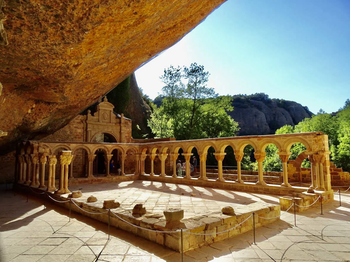 Several scenes in Amy’s novels take place in San Juan de la Peña monastery, a stop on the Camino.