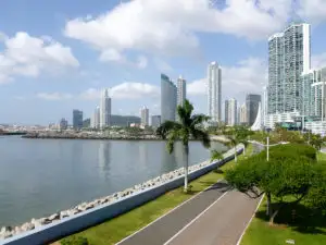 Panama City's Cinta Costera offers great views of the city.