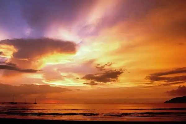 Sunsets in Tamarindo serve as a time to gather together and appreciate the natural beauty of Costa Rica.