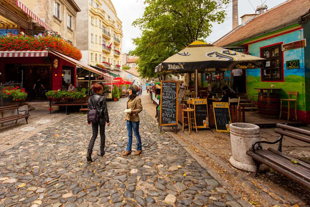 Belgrade’s bohemian quarter, full of charm and live music.