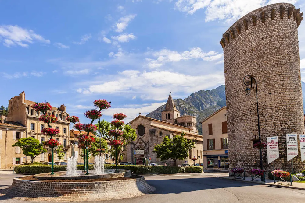 The charming town of Sisteron, where history and stunning landscapes meet.