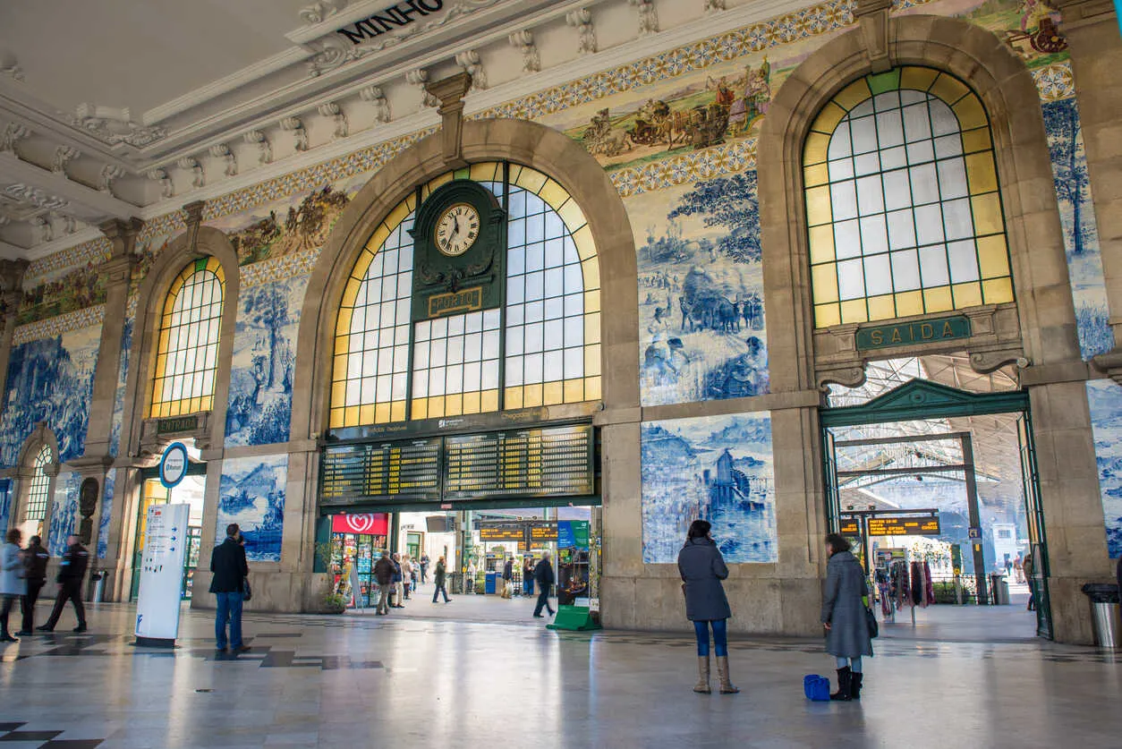 Not just a place to transit through. Porto's São Bento train station is a must-see attraction.