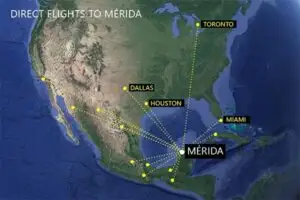 Easy flights from the U.S. and Canada make Mérida a top expat destination
