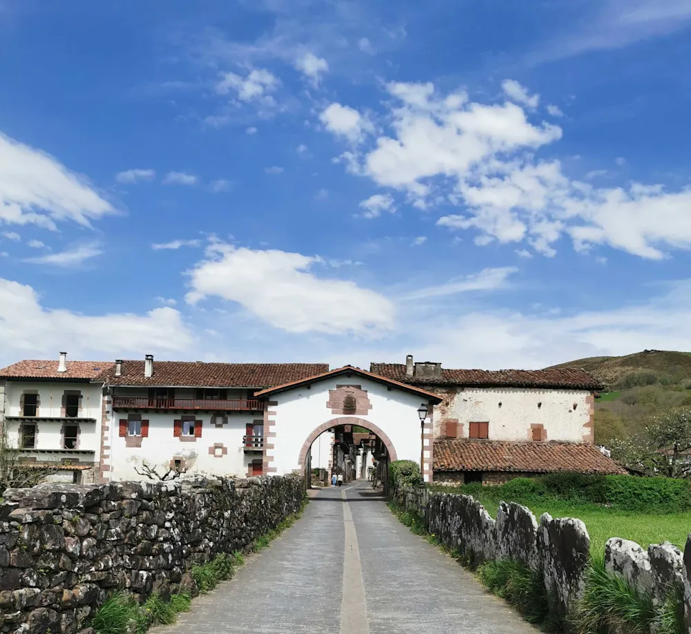 Amaiur’s iconic archway marks the entrance to this historic Basque village.