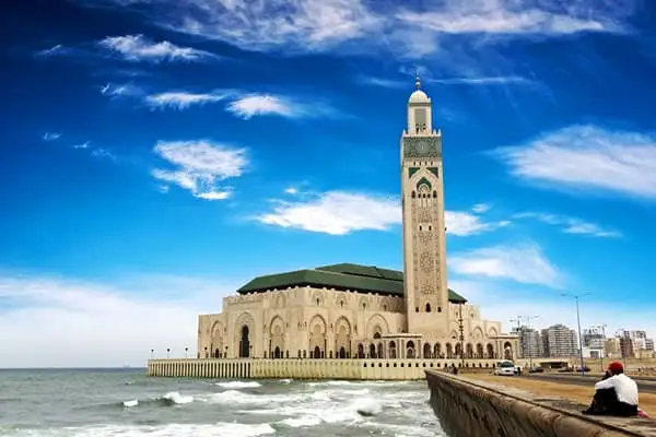 The Hassan II Mosque in Casablanca, Morocco. ©iStock/posztos