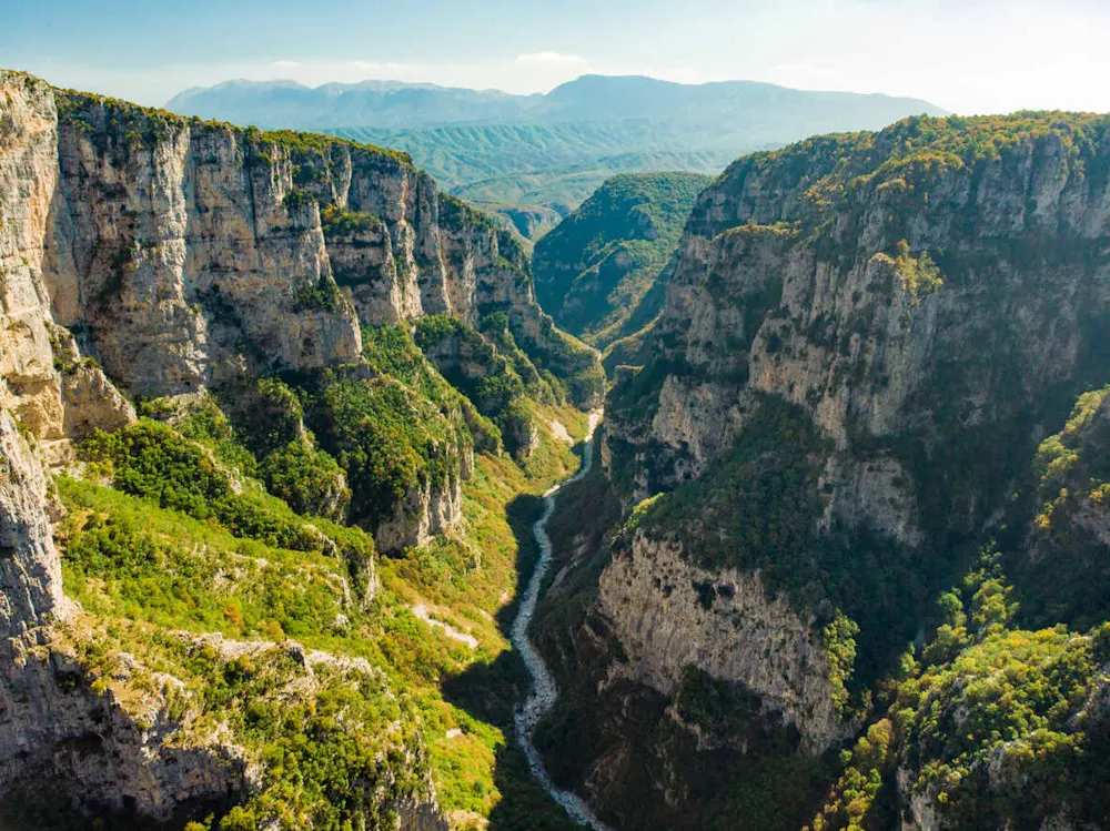 Vikos Gorge is one of the world’s deepest canyons, with dramatic cliffs and peaceful trails.