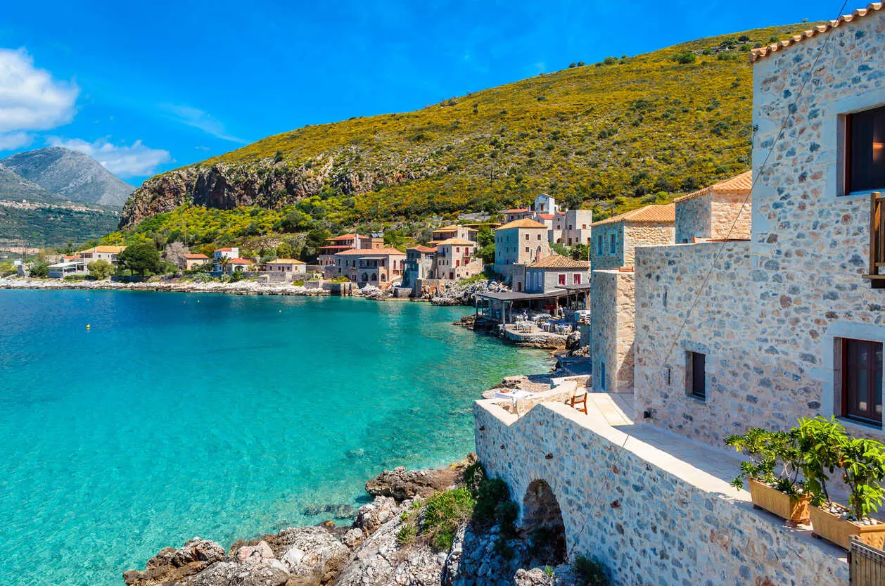 Do clocks tick in Mani? Find peace among its fortresses and fishing villages like Limeni.