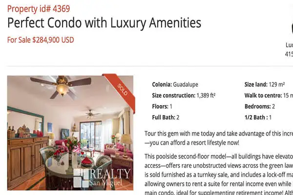This two-bedroom condo is one of only two modern condo communities in town in San Miguel de Allende. Most are on the outskirts and feature amenities like pools, landscaped garden areas, and club house.