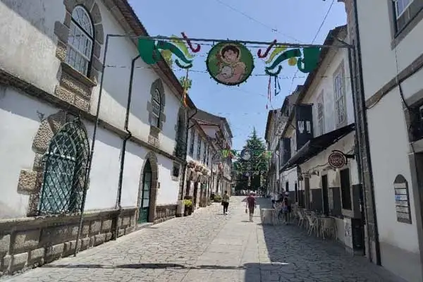 The festival of São João sees images of the saint decorating the streets of Braga's historic centro district.