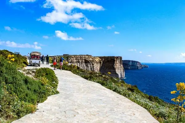 Tuk-Tuk Tour of Ta Cenc Cliffs. ©Mary Charlebois