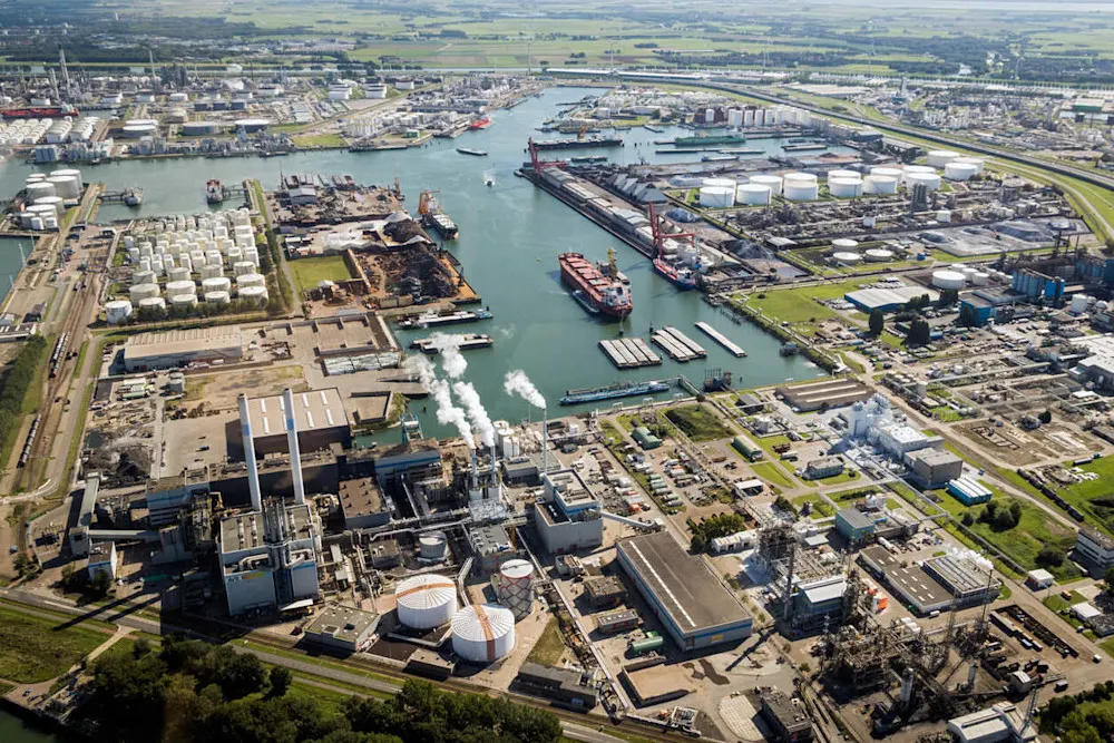 The largest port in Europe, Rotterdam’s harbor is a global trade hub.