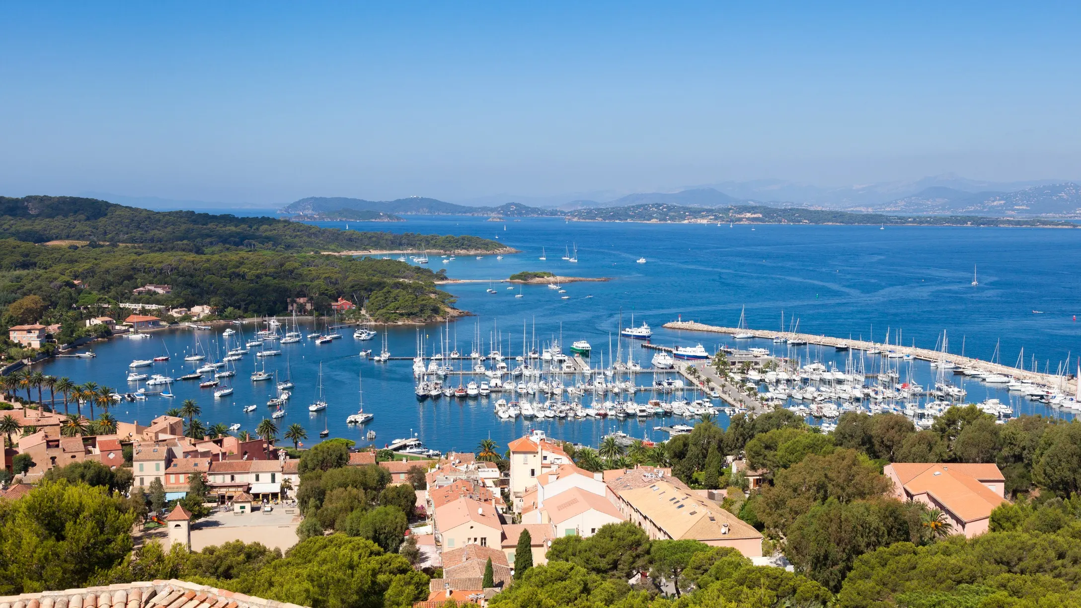 Porquerolles Island is a popular getaway just a short ferry ride from Hyères.