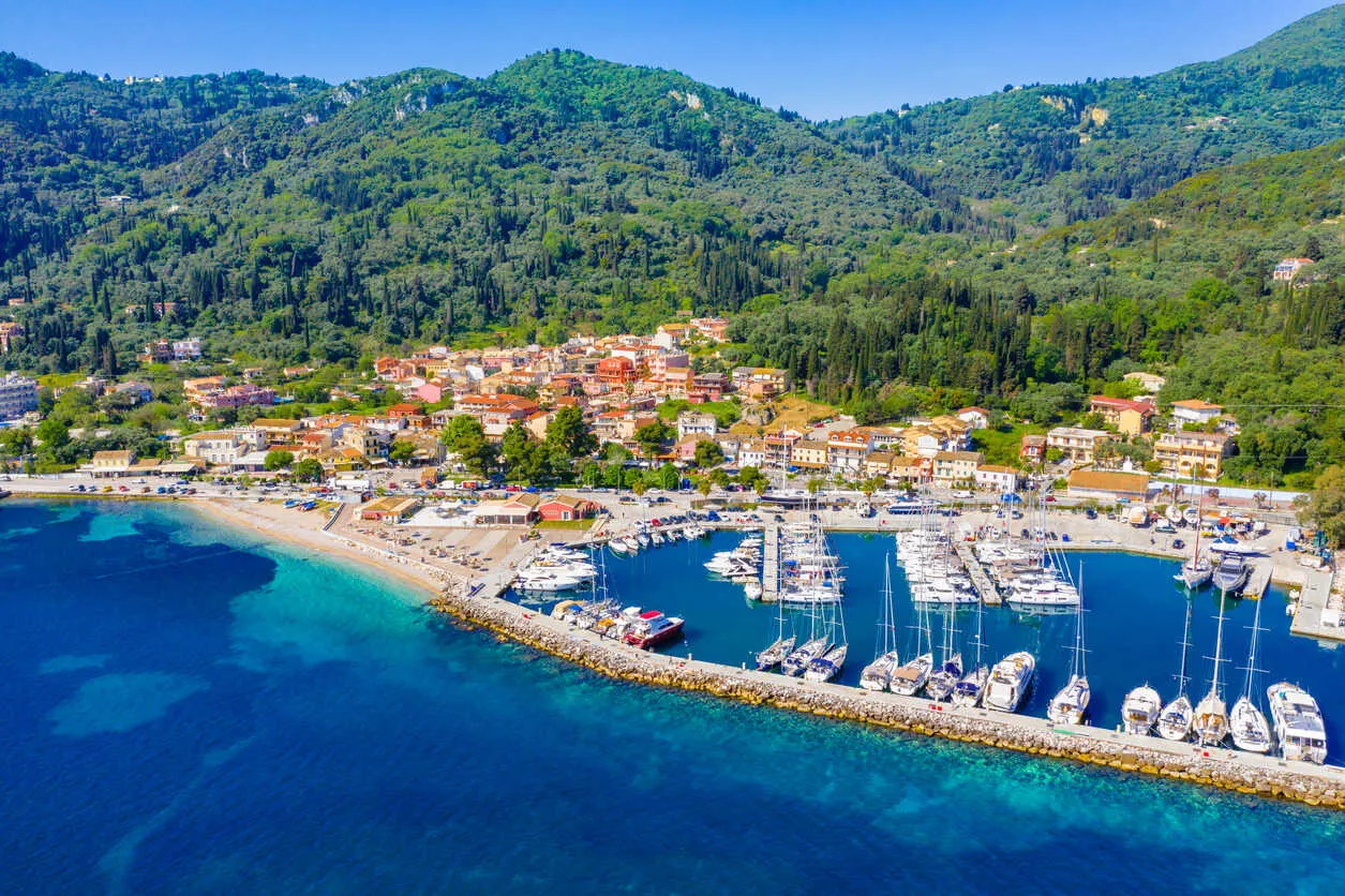 Corfu offers lush scenery, a strong expat community and year-round life beyond the tourist season.