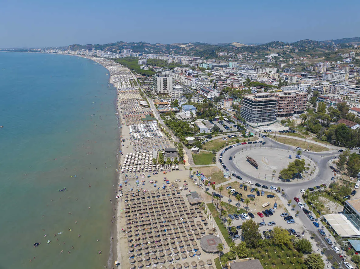 Durrës, Albania’s main port city, blends beach life with easy access to the capital.